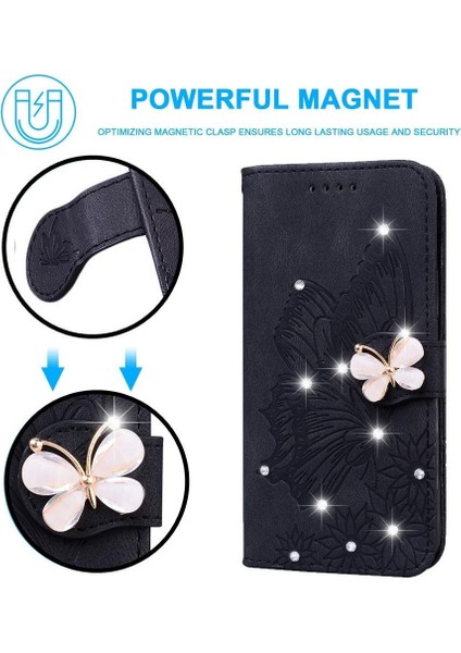 Xiaomi Poco M6 4g Için Flip Case Deri Cüzdan Kickstand Koruyucu Büyük (Yurt Dışından)