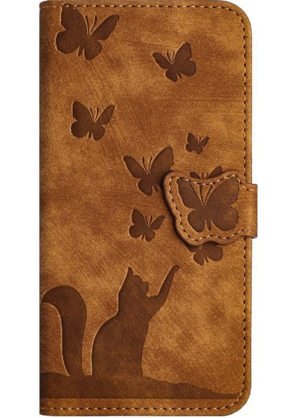 Xiaomi Poco M6 4g Için Flip Case Tutucu Kapak Çevirin Folio Kart Cep Kedi (Yurt Dışından)