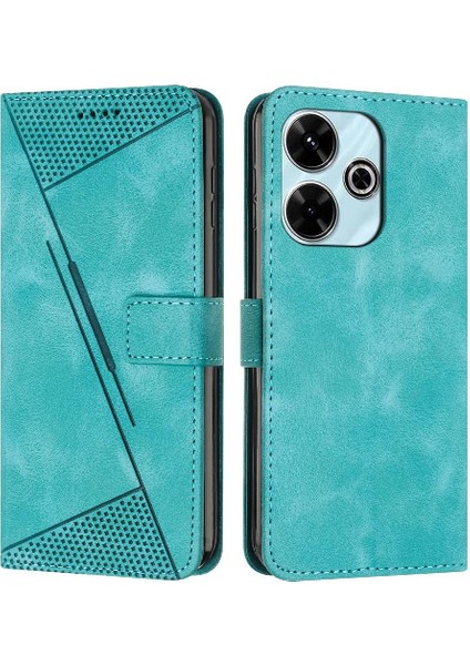 Xiaomi Poco M6 4g Kickstand Kart Ekleme Cüzdan Pu Deri Için Flip Case (Yurt Dışından)