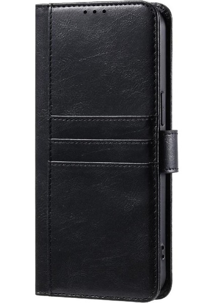 Xiaomi Poco M6 4g 6 Kart Yuvaları Için Flip Case Pu Deri Cüzdan Kickstand (Yurt Dışından)