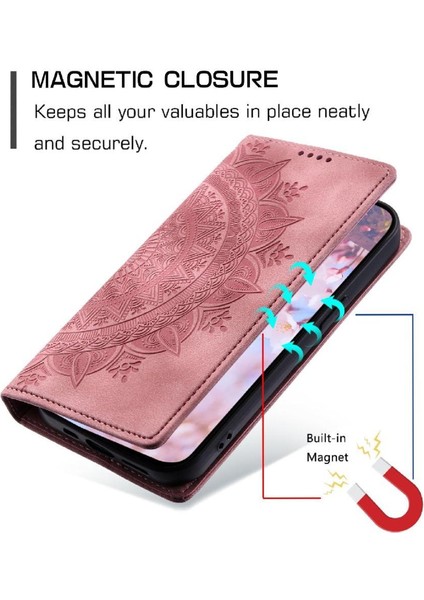 Xiaomi Poco M6 4g Için Flip Case Darbeye Kapak Kapak Yan Toka Pu (Yurt Dışından)