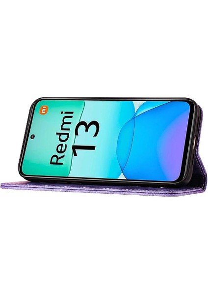 Xiaomi Poco M6 4g Için Flip Case Tutucu Kapak Çevirin Folio Kart Cep Kedi (Yurt Dışından)