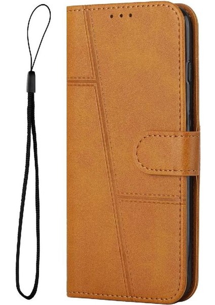 Xiaomi Poco M6 4g Yan Toka Için Flip Case Tam Koruma Kartı Pu (Yurt Dışından)