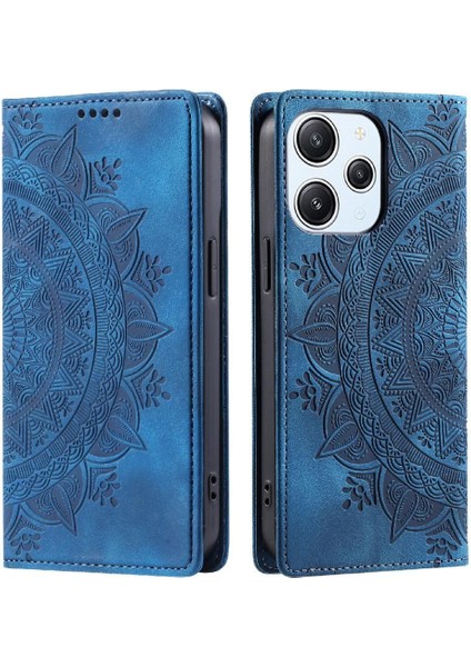 Xiaomi Poco M6 4g Için Flip Case Darbeye Kapak Kapak Yan Toka Pu (Yurt Dışından)