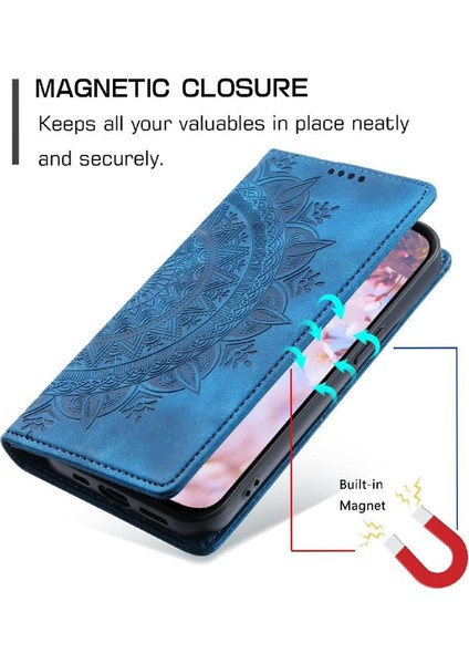 Xiaomi Poco M6 4g Için Flip Case Darbeye Kapak Kapak Yan Toka Pu (Yurt Dışından)