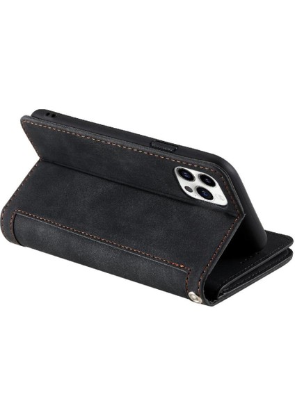 Xiaomi Poco M6 4g 9 Kart Yuvaları Için Flip Case Cüzdan Pu Deri Kickstand (Yurt Dışından)