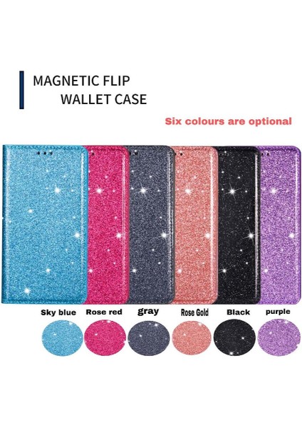 Samsung Galaxy A32 5g Kart Tutucu Pu Deri Flip Için Glitter Flip Case (Yurt Dışından) fiyatları