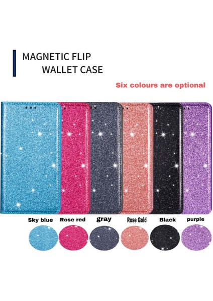 Samsung Galaxy A32 5g Kart Tutucu Pu Deri Flip Için Glitter Flip Case (Yurt Dışından) fiyatları
