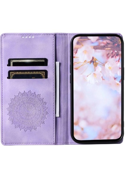 Xiaomi Poco M6 4g Için Flip Case Darbeye Kapak Kapak Yan Toka Pu (Yurt Dışından)