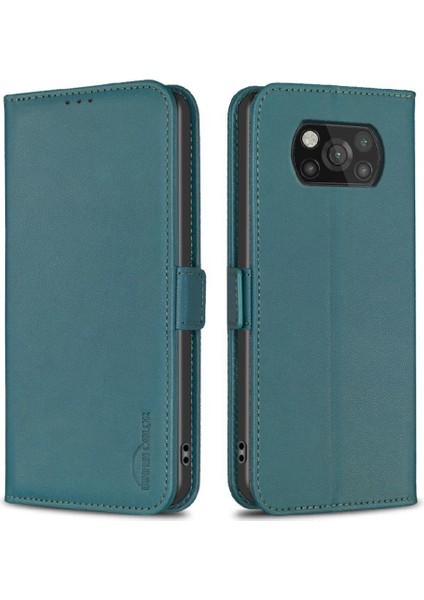 Xiaomi Poco X3 Nfc Kickstand Darbeye Tpu Iç Kabuk Kartı Için Flip Case (Yurt Dışından)