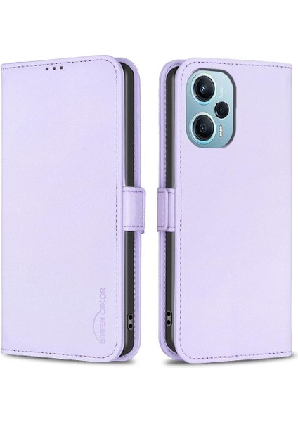 Xiaomi Poco F5 Için Flip Case 5g Manyetik Darbeye Tpu Iç Kabuk Pu (Yurt Dışından)