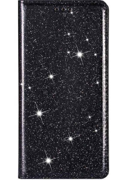 Samsung Galaxy S23 Ultra Pu Deri Kart Tutucu Için Glitter Flip Case (Yurt Dışından)