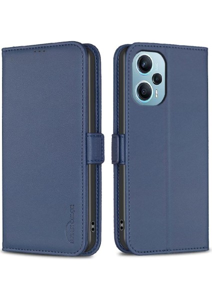 Xiaomi Poco F5 Için Flip Case 5g Manyetik Darbeye Tpu Iç Kabuk Pu (Yurt Dışından)