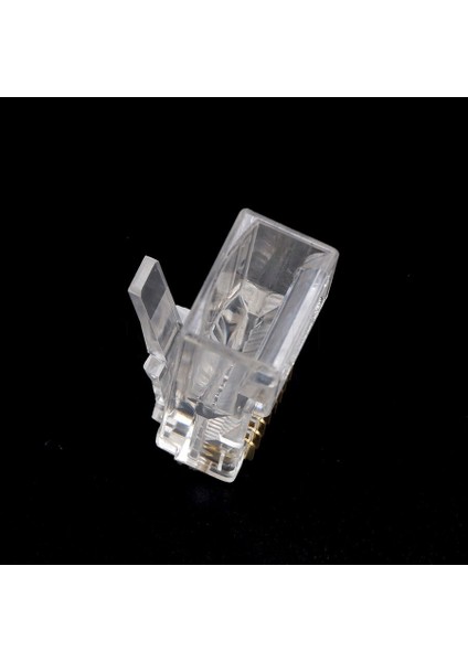 Kebidu 10 Adet RJ45 Rj-45 Cat5 CAT5E Modüler Kablo Kafa Fişi Ethernet Altın Kaplama Ağ Konektörü En Iyi Promosyon (Yurt Dışından) modelleri