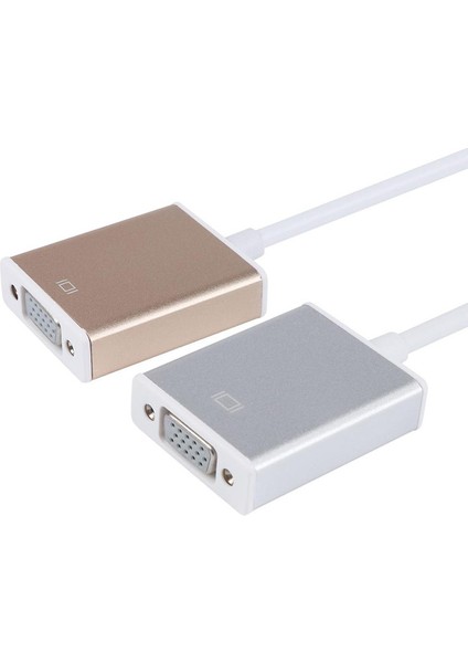 1pc Tip C - Dişi VGA Adaptör Kablosu Pc Için USB 3.1 - VGA Adaptörü (Yurt Dışından) modelleri