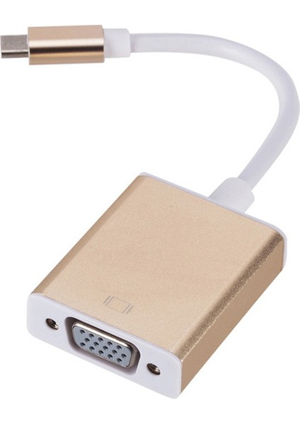 1pc Tip C - Dişi VGA Adaptör Kablosu Pc Için USB 3.1 - VGA Adaptörü (Yurt Dışından) indirimleri