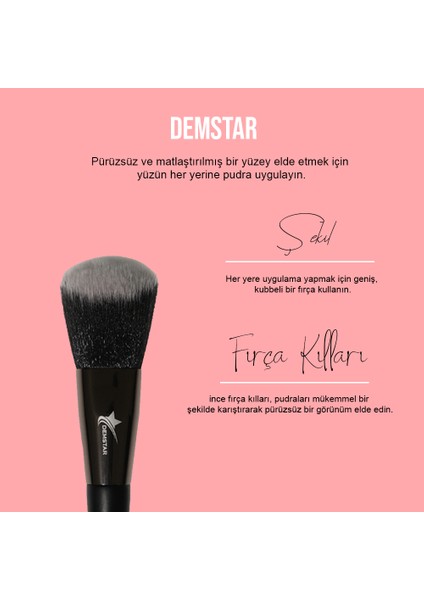 Professional Makeup Brush Soft Hair Serisi Kabuki Allık Ve Pudra Makyaj Fırçası No:25 fiyatları
