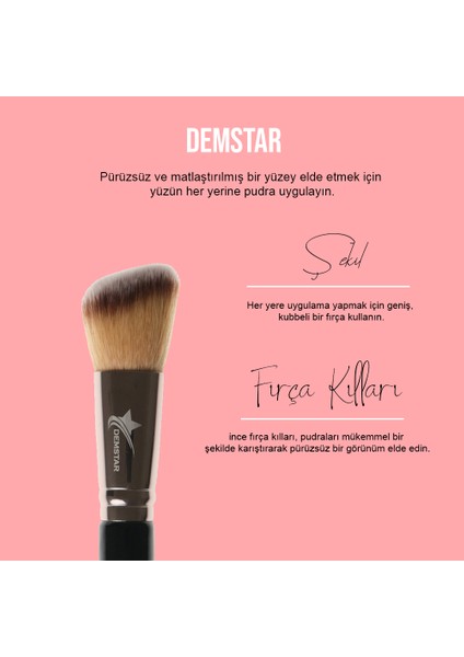 Professinal Makeup Brush High End Serisi Yüksek Tutuş Açılı Allık Makyaj Fırçası No:4