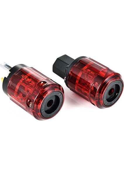 Çift Yeni Altın Kaplama Iec Abd Priz Ses Hıfı Dıy Şebeke Kablosu Konektörü (Yurt Dışından) fiyatları