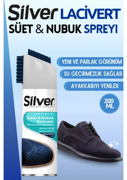 Süet ve Nubuk Yenileyici Sprey Boya Su Itici Etkili Lacivert 200ML