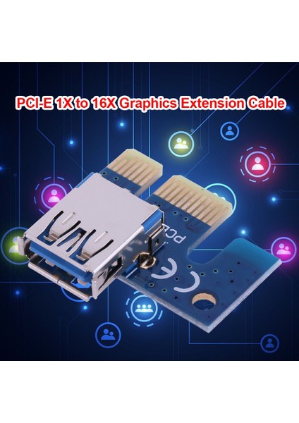 Pcı E X1 Adaptörü Pcıe 1x - USB 3.0 Adaptör Kartı Pcı Express Yükseltici Madencilik Btc Madenci Genişletme Kartı (Yurt Dışından) fırsatları