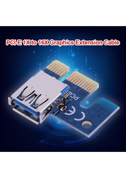 Pcı E X1 Adaptörü Pcıe 1x - USB 3.0 Adaptör Kartı Pcı Express Yükseltici Madencilik Btc Madenci Genişletme Kartı (Yurt Dışından) indirimleri
