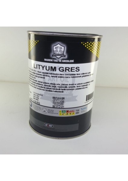 Art Oil Artoil Lıthıum Ep 3-Gres YAĞI(900 Gr.)