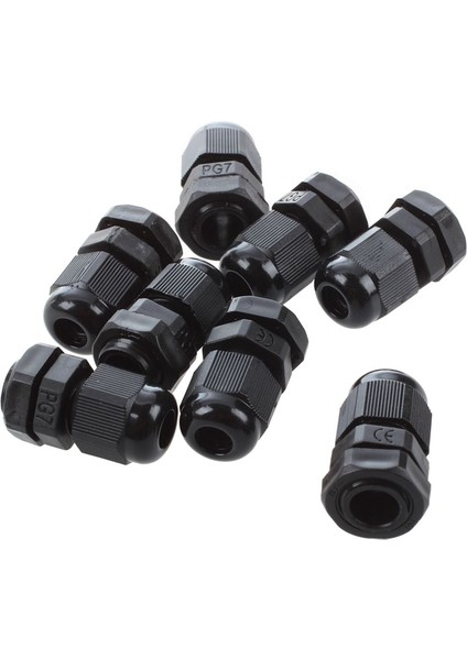 Adet Pg7 Siyah Plastik Kablo Rakoru Konektörü 3-6.5mm ve 50 Adet Dolap Dolap Ahşap Doğrama Raf Pimleri 16MM x 5mm (Yurt Dışından) indirimleri