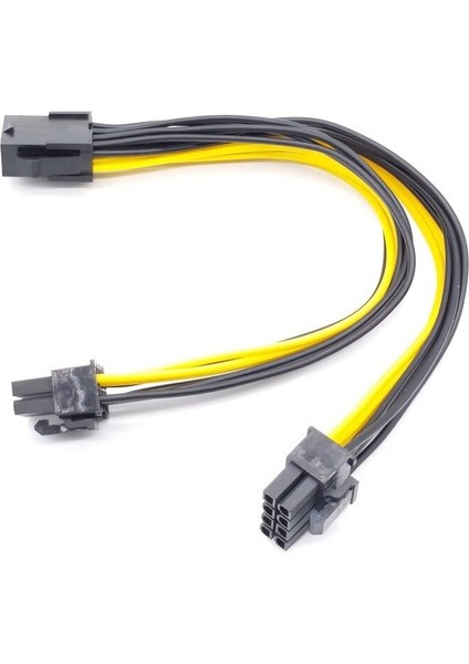 8pın 1 In 2 Cpu Kablosu 8pin To 2X8PIN Pcie Çift 8pin Pcıe 8pin-2x(6+2pin) Grafik Ekran Kartı Güç Kablosu Uzatma Kablosu (Yurt Dışından) indirimleri