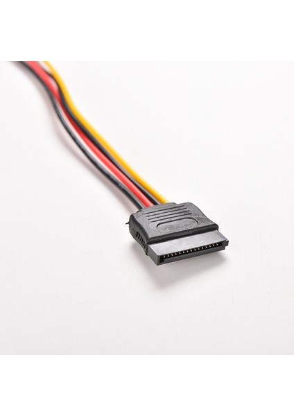 8 Inç Erkek - Dişi 15 Pin 15P Sata Güç Uzatma Kablosu (Yurt Dışından)