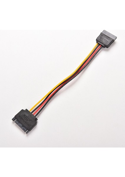 8 Inç Erkek - Dişi 15 Pin 15P Sata Güç Uzatma Kablosu (Yurt Dışından)