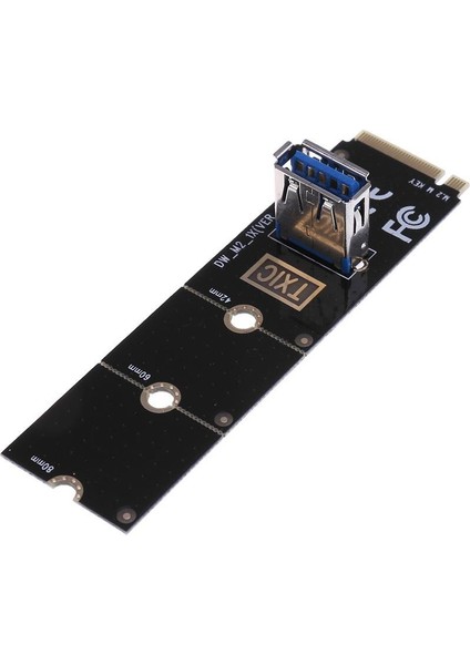 Ngff M.2 - Usb3.0 Dönüştürücü Adaptör Grafik Kartı Genişletme Kartı M.2 Ngff - Pcı-E X16 Yuvası Transfer Kartı Madencilik M2 Yükseltici Kart (Yurt Dışından)