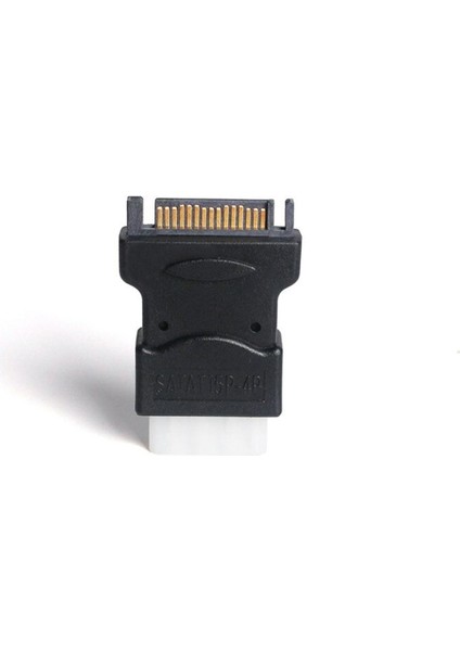 2 Paket 15PIN Sata Seri Ata Erkek Molex Ide 4 Pin Dişi Mf Sabit Disk Adaptörü Güç Kablosu Hat Gücü (Yurt Dışından)