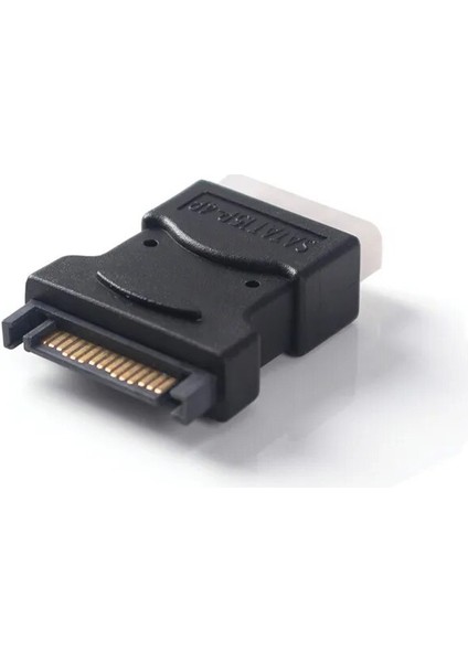 2 Paket 15PIN Sata Seri Ata Erkek Molex Ide 4 Pin Dişi Mf Sabit Disk Adaptörü Güç Kablosu Hat Gücü (Yurt Dışından) fırsatları