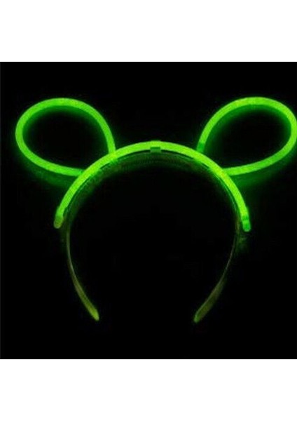 Glow Neon Işıklı Parti Tacı Yeşil Renk 1 Adet Retro fiyatları