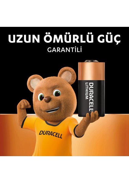 DURACELL CR2 (2’li Paket) yüksek güçlü lityum pil 3V (CR15H270)