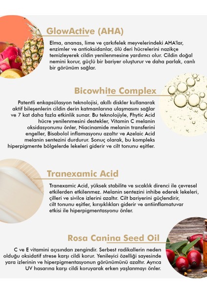 Brightening Creamy Serum 30ml - Leke Karşıtı & Cilt Tonu Eşitsizliği Giderici Cilt Bakım Serumu