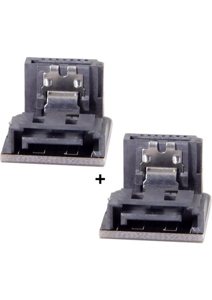 Cydz Sata 7pin Dişi 7pin Erkek 90 Derece Açılı Adaptör Anakart Anakart Masaüstü Bilgisayarlar Için SSD HDD (Yurt Dışından) fiyatları