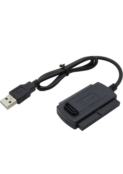 Yüksek Hızlı 480 Mb/s 3'ü 1 Arada USB 2.0 Kablo Adaptörü Usb'den 2,5/3,5/5,25 Inç Sata Ide Adaptörlerine (Yurt Dışından)
