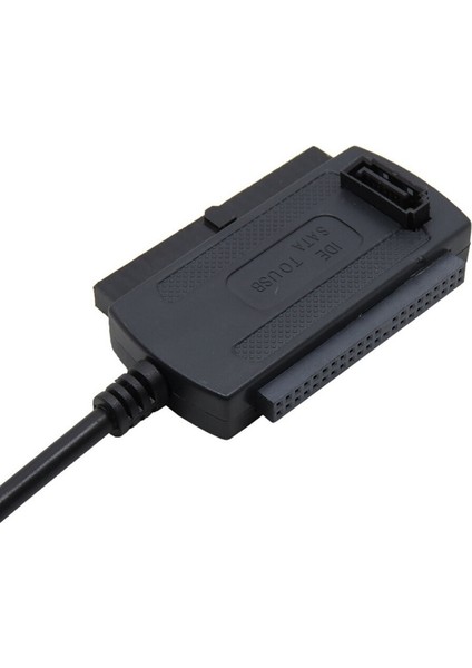Yüksek Hızlı 480 Mb/s 3'ü 1 Arada USB 2.0 Kablo Adaptörü Usb'den 2,5/3,5/5,25 Inç Sata Ide Adaptörlerine (Yurt Dışından)