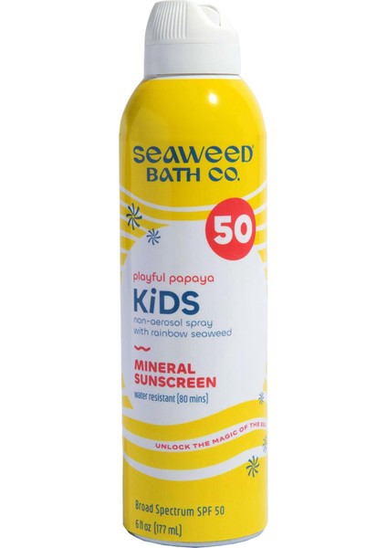 Seaweed Bath Co. Kids SPF50 Çocuk Güneş Spreyi 177ML