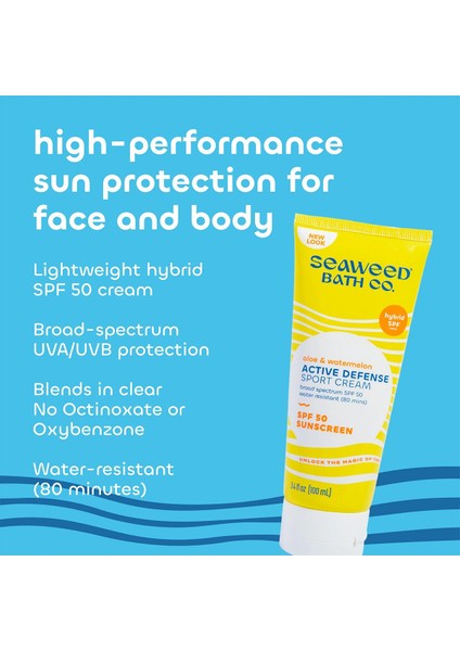 Seaweed Bath Co. SPF50 Güneş Kremi 100ML