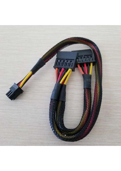 Küçük 6pin Splitter 15PIN Sata Güç Kablo Kordonu Dell Vostro 3650 3653 3655 Masaüstü Bilgisayar HDD SSD Genişleme Kablosu 50 cm (Yurt Dışından)
