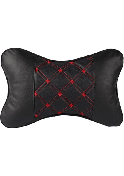 Araba Boyun Yastık Nefes Otomatik Kafa Boyun Istirahat Minderi Relax Boyun Desteği Kafalık Yumuşak Yastıklar Seyahat Araba Koltuğu ve Ev Için (Yurt Dışından)