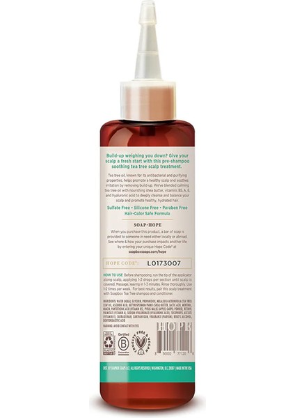Tea Tree Şampuan Öncesi Saç Derisi Bakımı 147ML
