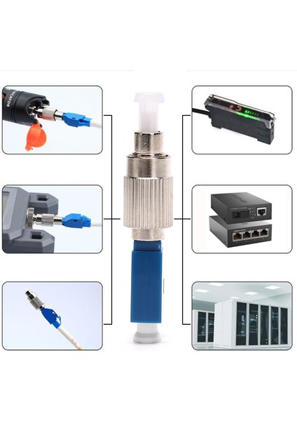 Lc Dişi Fc Erkek Hibrit Dönüştürücü Adaptör Fiber Optik Güç Ölçer Bağlayıcı (Yurt Dışından) indirimleri