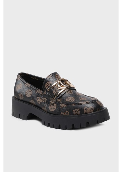 Ilary Logolu Mokasen Ayakkabı FL7ILRFAL14 Kadın Ayakkabı FL7ILR FAL14 Brocr modelleri