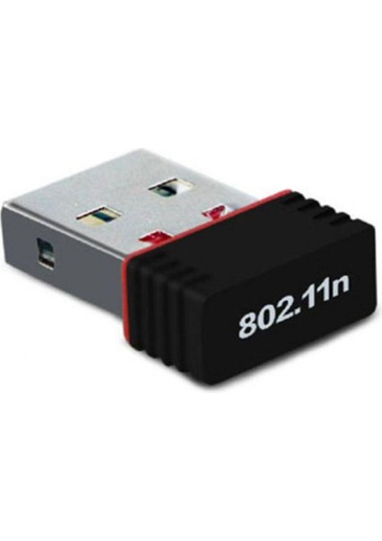Mini Pc Wifi Adaptörü 150 M USB Wifi Anteni Kablosuz Bilgisayar Ağ Kartı 802.11N/G/B Taşınabilir USB Wifi Alıcıları Adaptörü (Yurt Dışından)