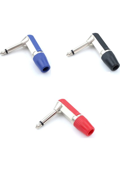 1/4 ''6.35MM 2 Kutuplu Mono Erkek Jack Sağ Açı Gitar Fişi Adaptör Konnektörü (Yurt Dışından) modelleri