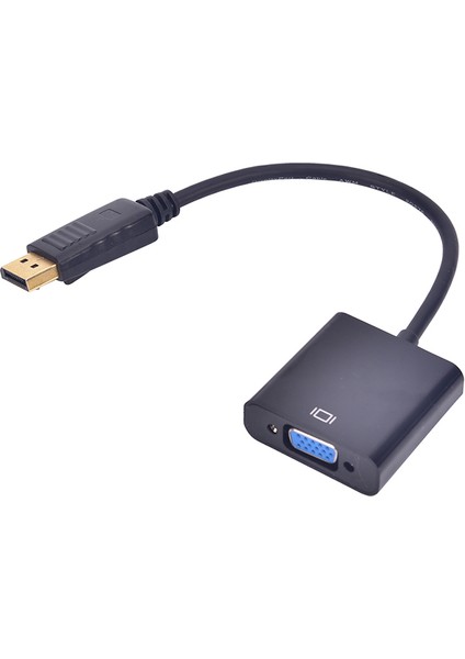 Displayport Dp Erkek - VGA Dişi Adaptör Ekran Bağlantı Noktası Kablosu Dönüştürücü Siyah (Yurt Dışından) fiyatları